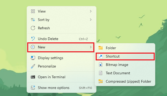 Creating Desktop Shortcuts using Windows Shortcut Wizard