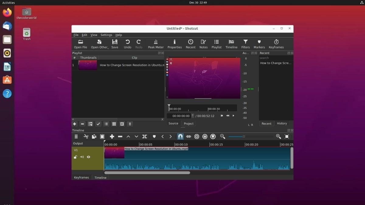 Video Editing Software for Ubuntu