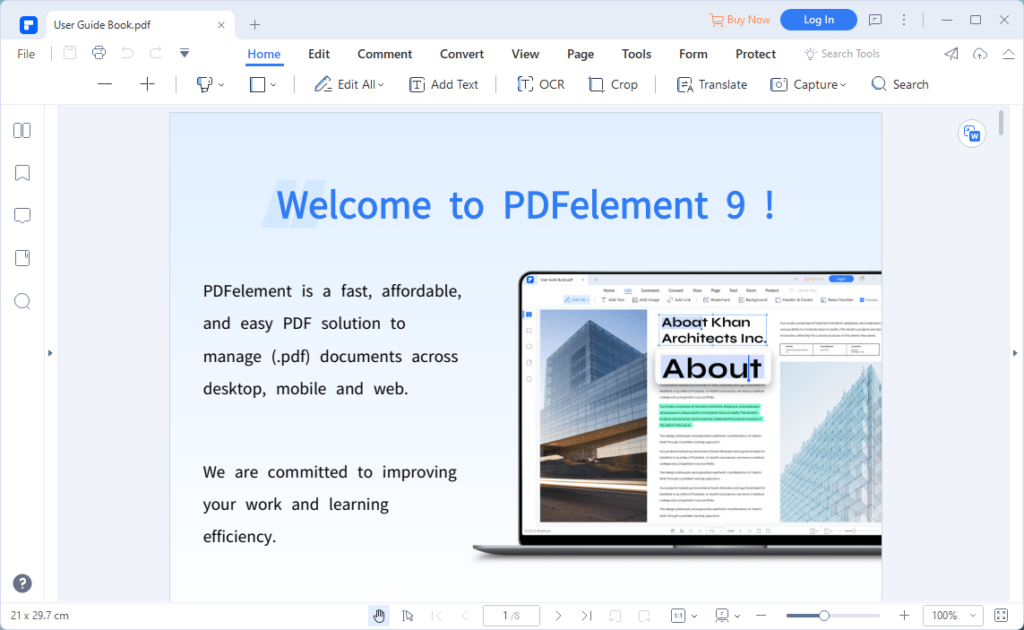 PDFelement  Interface