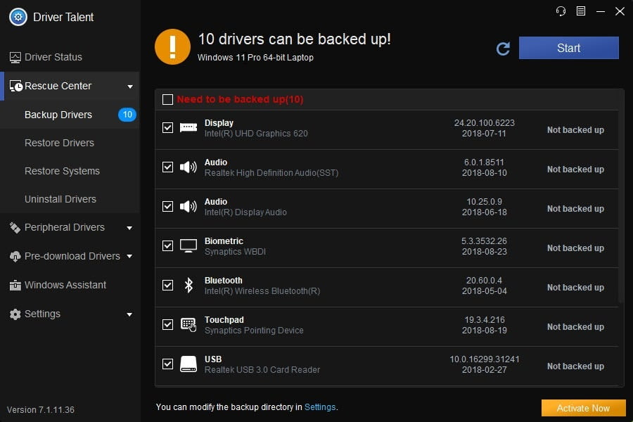 Driver Talent Driver Updater Tool for Windows