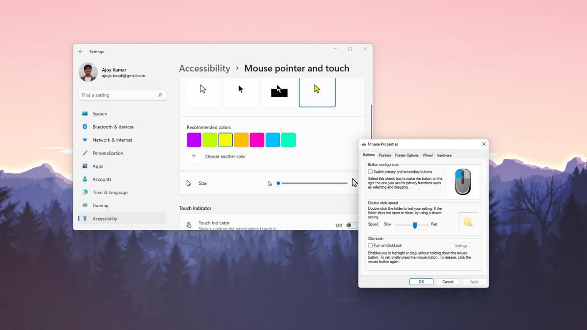 How to Customize Mouse Pointer on Windows 11