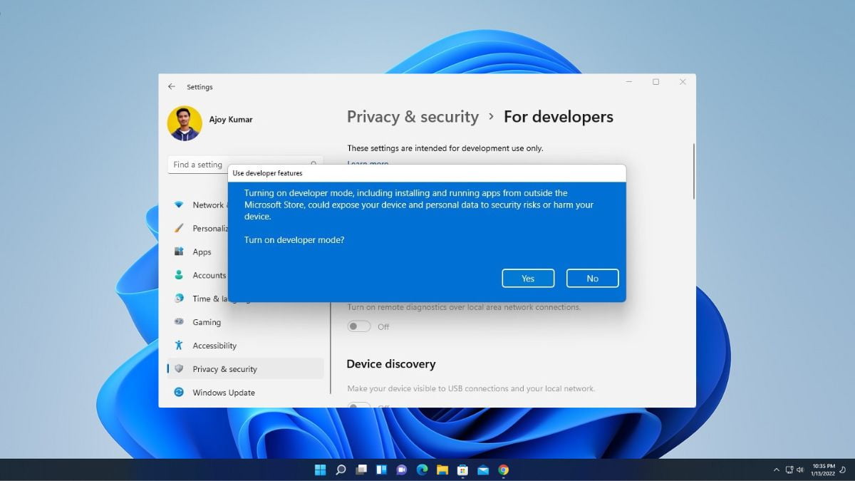 How to Enable Developer Mode in Windows 11
