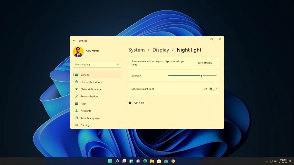 varemærke Farmakologi tvilling How to Enable Night Light Mode on Windows 11 - thecoderworld