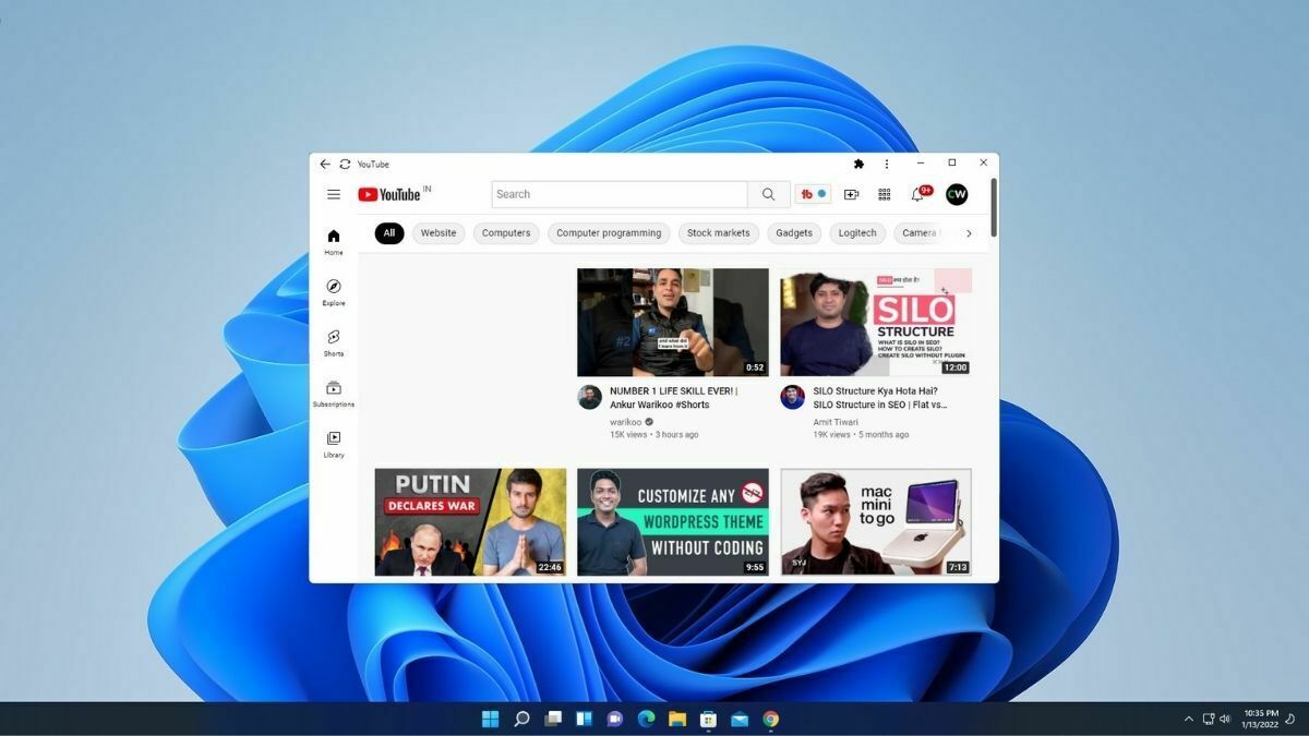 download youtube on windows 11