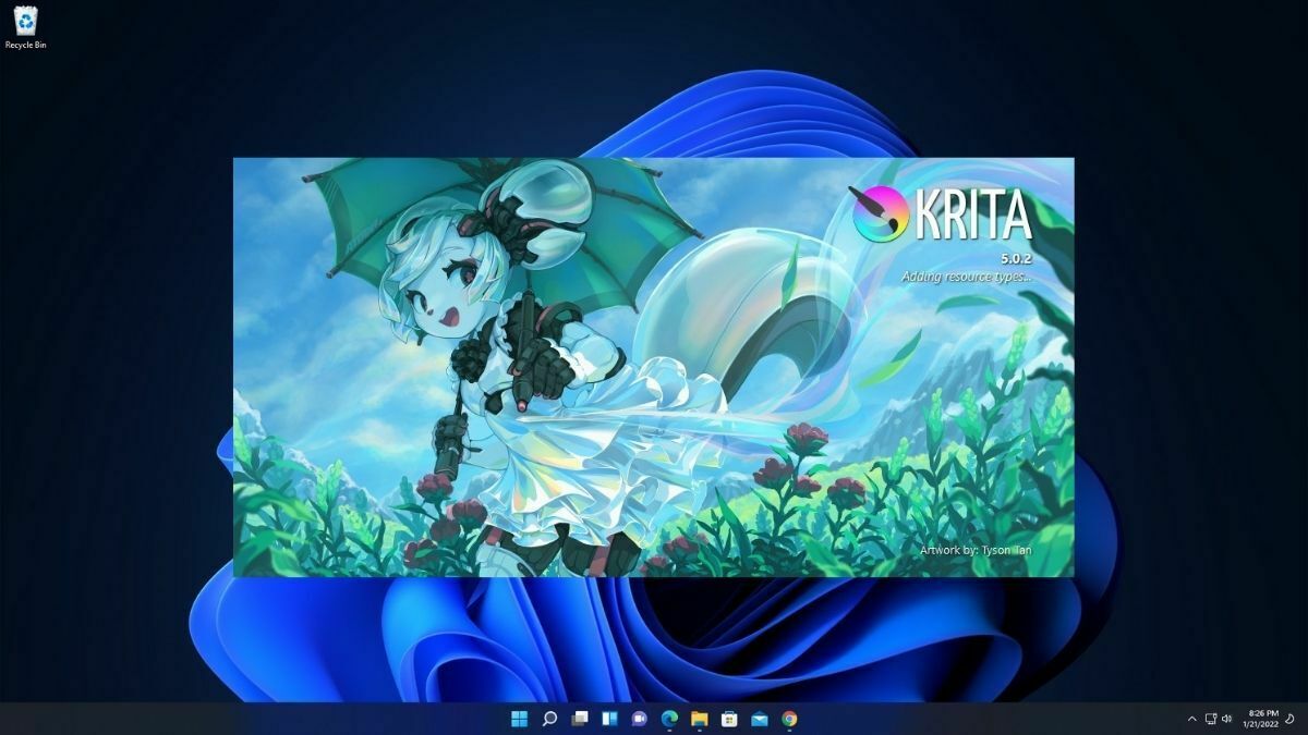 Installing Krita on Windows 11 Free Graphics Editor