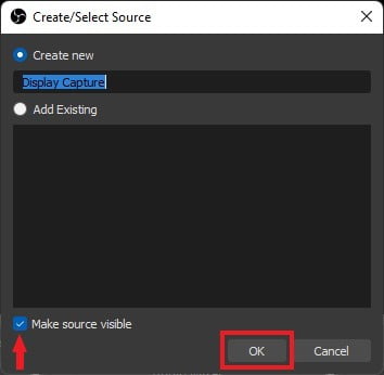 Selecting the Source of the Device