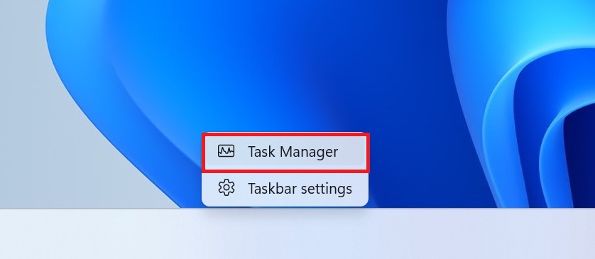 Open Tast Manager