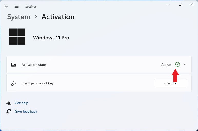 Windows Operatings System Activation State
