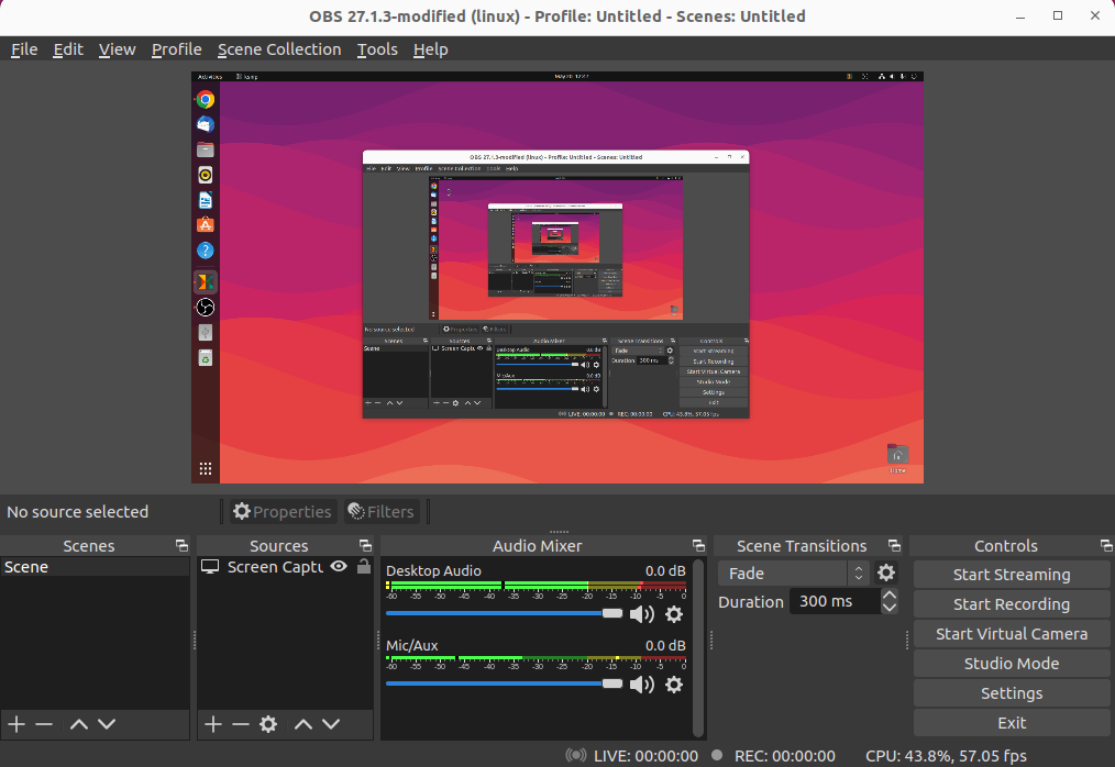 OBS Studio Screen Recorders for Ubuntu