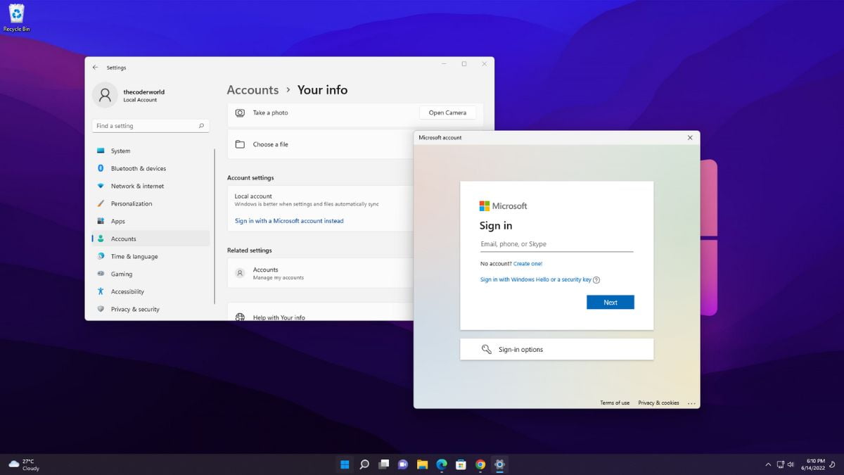 How to Switch from a Local to Microsoft Account on Windows 11