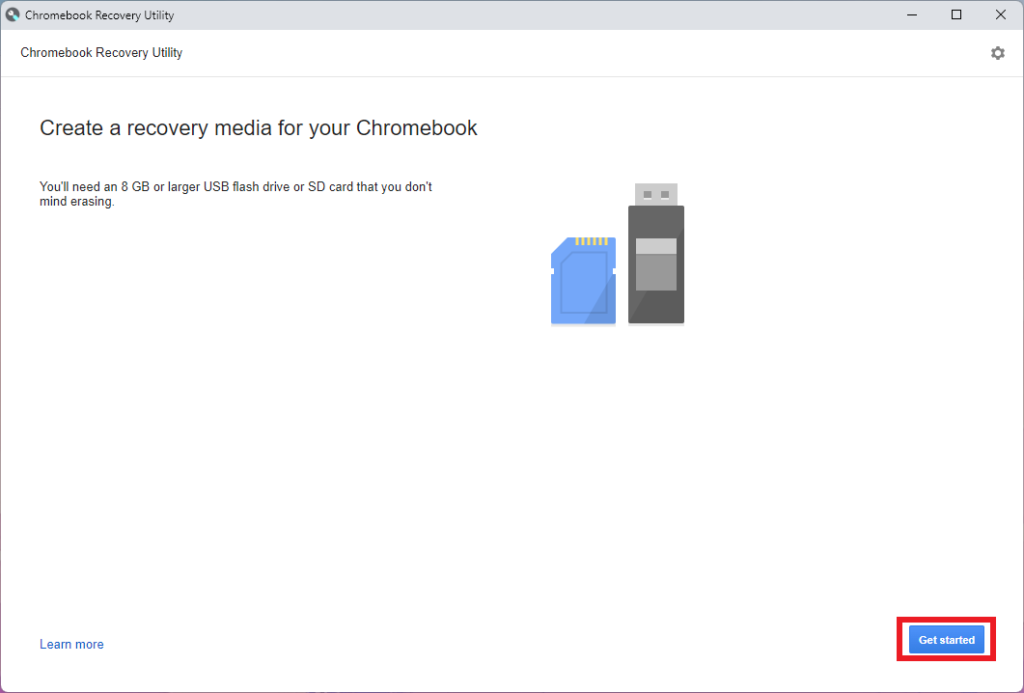 Create a Recoery Media for your Chromebook