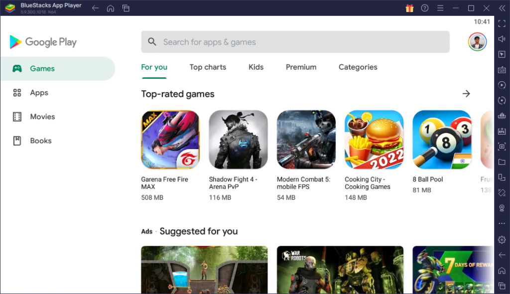 Accessing Google Play Store on BlueStacks to Download Android Games