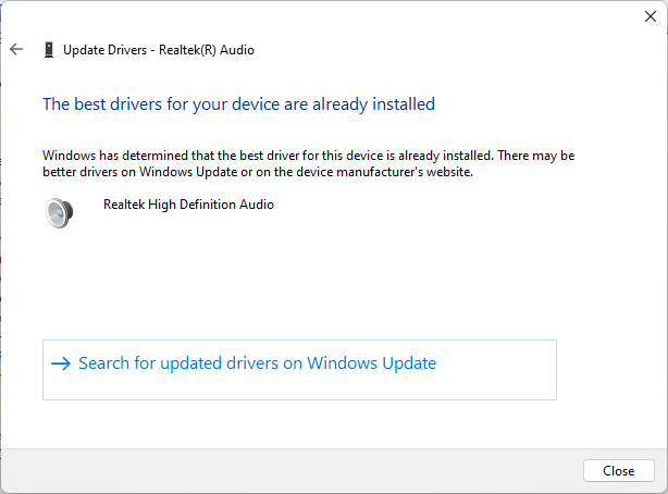 Installing Driver on Windows 11