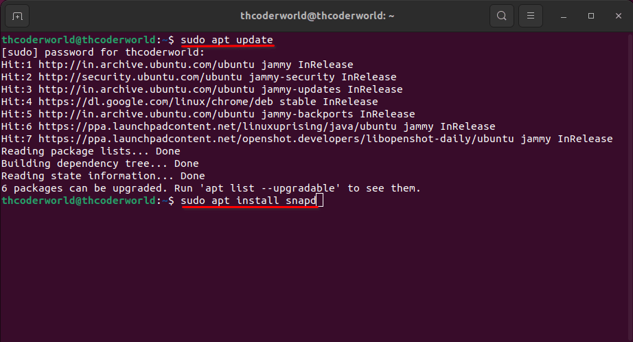 Updating the APT manager on Ubuntu