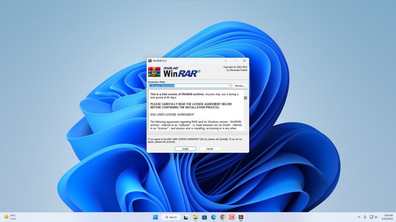 winrar download free windows 11