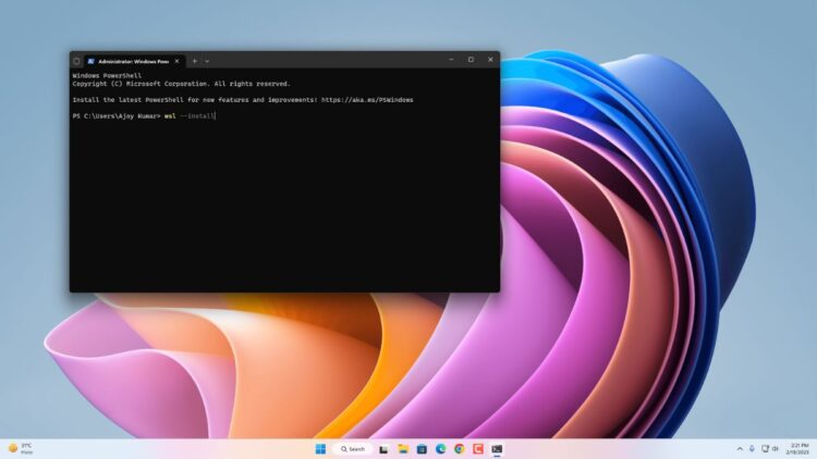 How to Install the Windows Subsystem for Linux on Windows 11