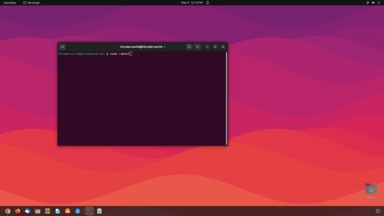How to Reboot Linux System with Command