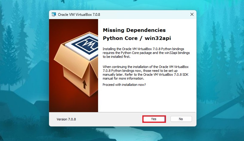 Installing Missing Dependencies in VirtualBox