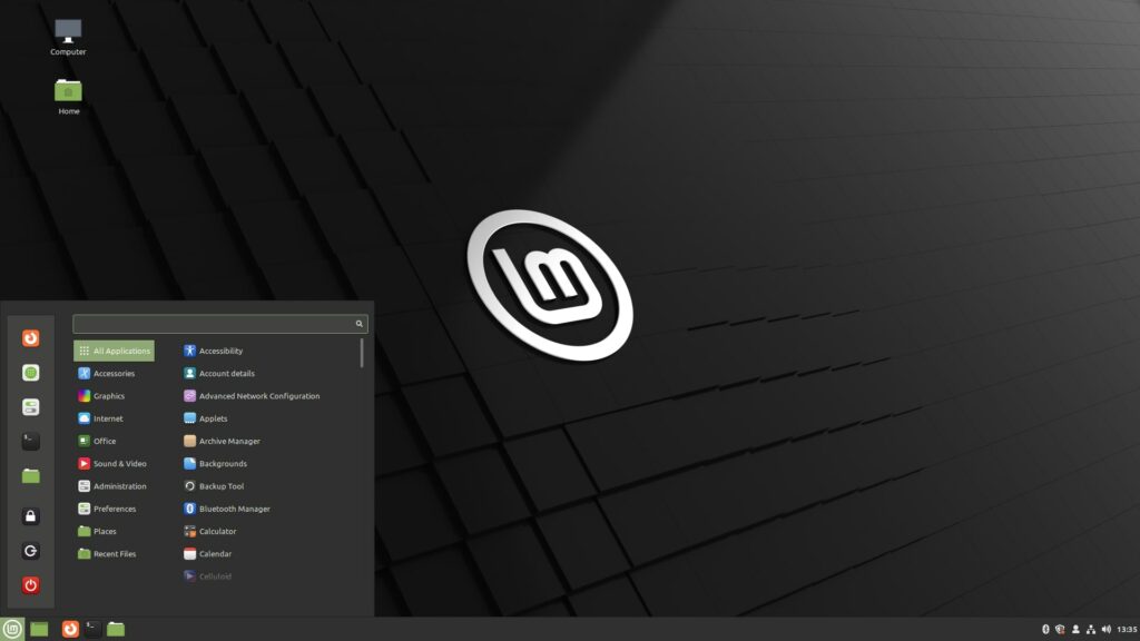 Linux Mint Interface