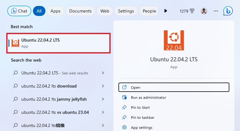Ubuntu Terminal on Windows 11