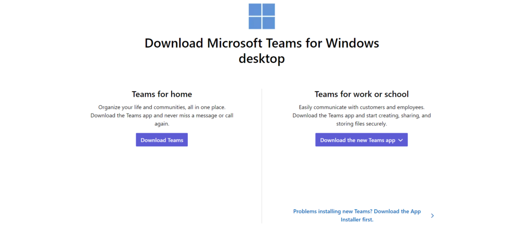 Download Microsoft Teams for Windows Desktop
